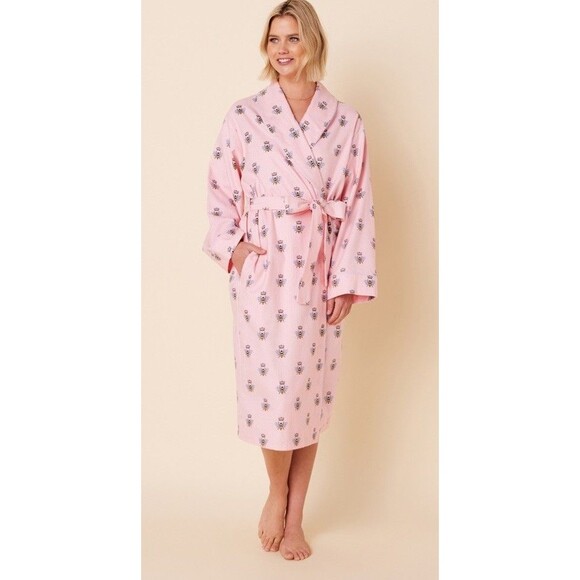 The Cats Pjamas Other - The Cat’s Pajamas Queen BEE Cotton Robe Hive Size M/L
